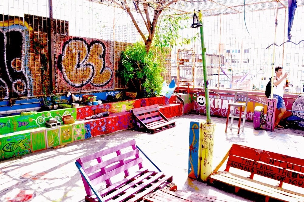 The Overstay Art Hostel - Tap to explore photos