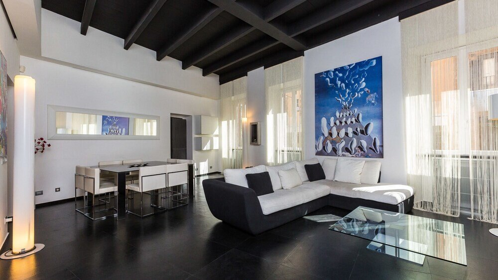 Rental In Rome Cosmopolitan Hi-tech Luxury Apartment - Tap to explore photos