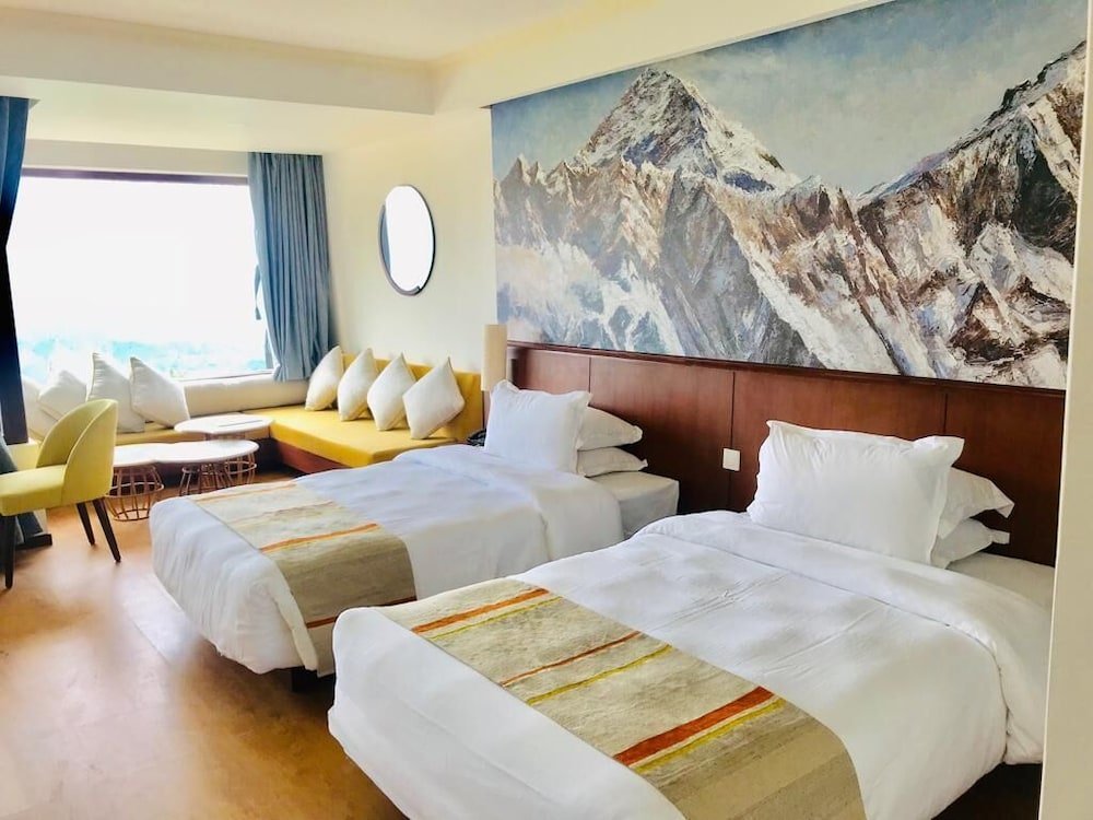 Hotel Annapurna View Sarangkot Room Type - Deluxe Double or Twin Room, Balcony, Mountain View