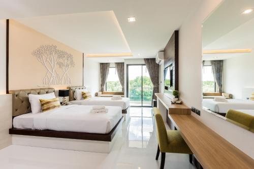 River Front Krabi Hotel Room Type - Deluxe Twin Room with River View