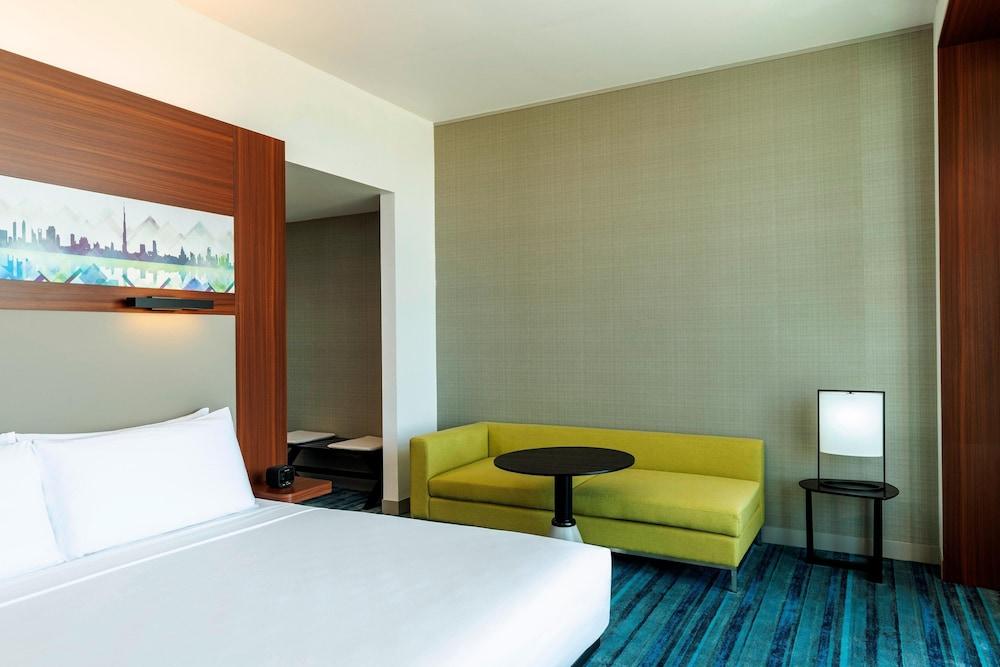 Aloft by Marriott Dubai South Room Type - Savvy Suite King (Living Room + Two Bathrooms + Shuttle to Metro & Al Maktoum International Airport)
