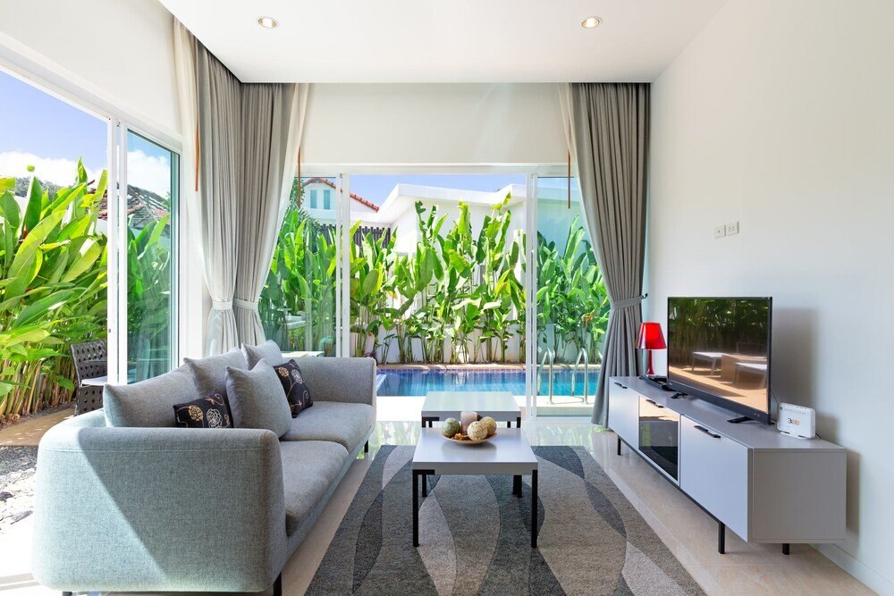 Tropical Stay at 2BR Pool Villa Greens 8 - Tap to explore photos