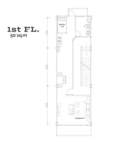 Loft Series Room Type - Quadruple Room - 1st FL. Loft Series Room Type - Quadruple Room - 1st FL.