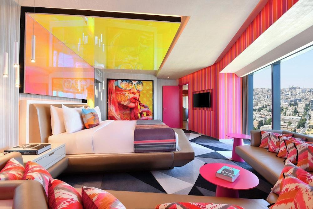 W Amman by Marriott Room Type - Suite, 1 King Bed, Corner (Wow Suite, penthouse) W Amman by Marriott Room Type - Suite, 1 King Bed, Corner (Wow Suite, penthouse)