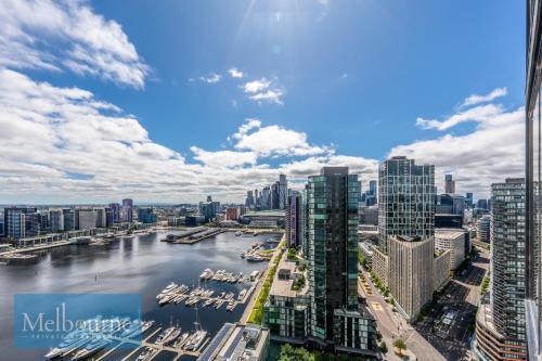 Melbourne Private Apartments - Collins Wharf Waterfront, Docklands Room Type - Sky High Two-Bedroom Two Bathroom Apartment with Stadium & Harbor Views