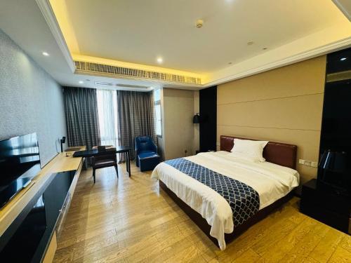 Green lemon tree International Apartment Beijing Road Jiedeng Metropolis Store Room Type - Business Queen Room