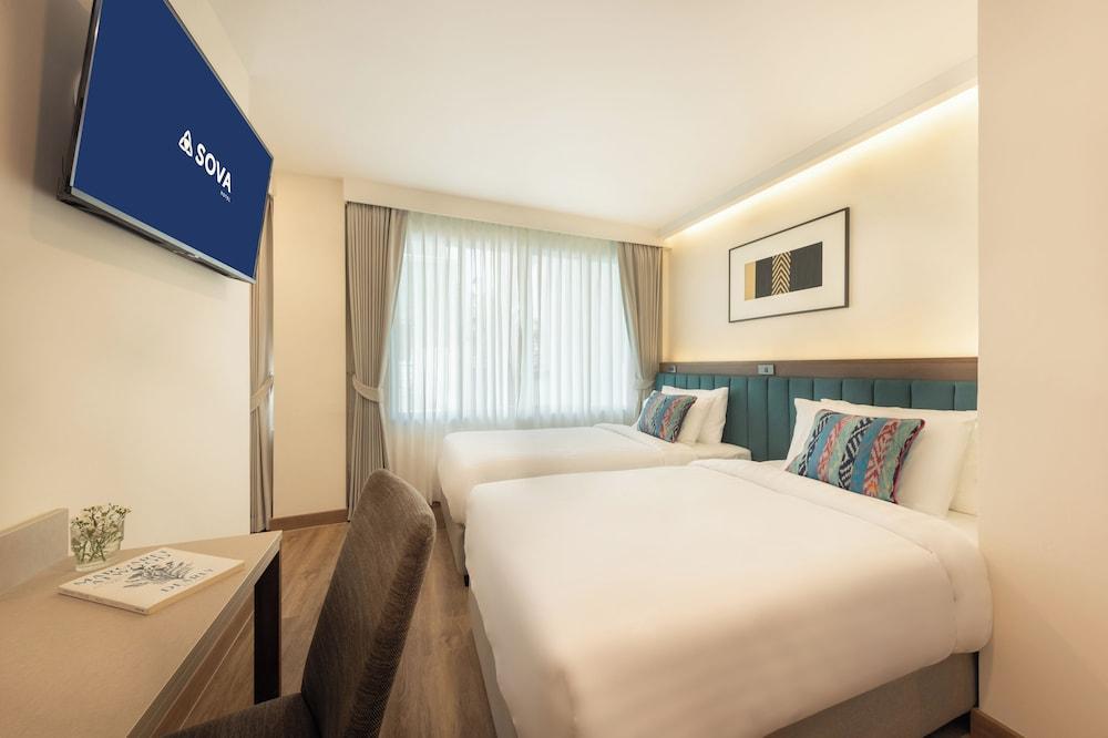 Sova Hotel Bangkok Room Type - Classic Twin Room, Non Smoking, City View