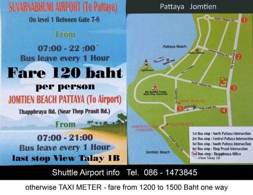 B&B View Talay 1B Studio Jomtien - Tap to explore photos