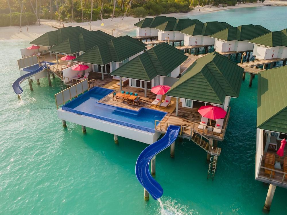 Siyam World Maldives Room Type - Three Bedroom Lagoon Villa with Pool + Slide