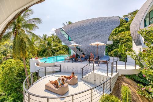Villa The Spot Koh Samui Room Type - Deluxe Double Room with Balcony and Sea View Villa The Spot Koh Samui Room Type - Deluxe Double Room with Balcony and Sea View