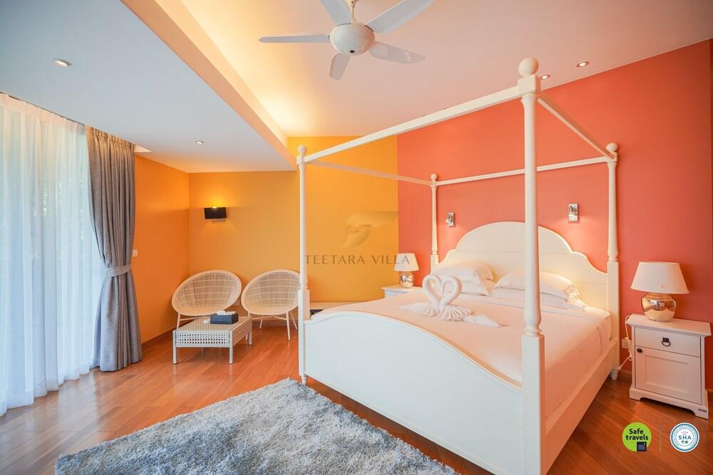 Teetara Villa Patong Room Type - Family Villa, 5 Bedrooms, Partial Sea View
