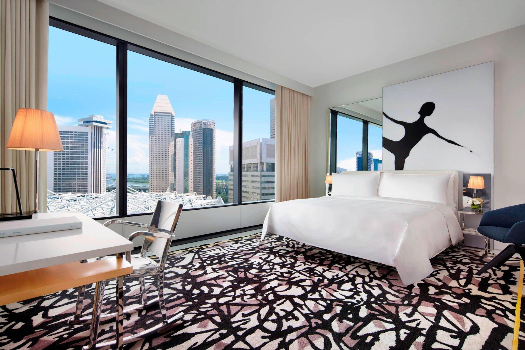 JW Marriott Hotel Singapore South Beach Room Type - Premier, Executive lounge access, Guest room, 1 King