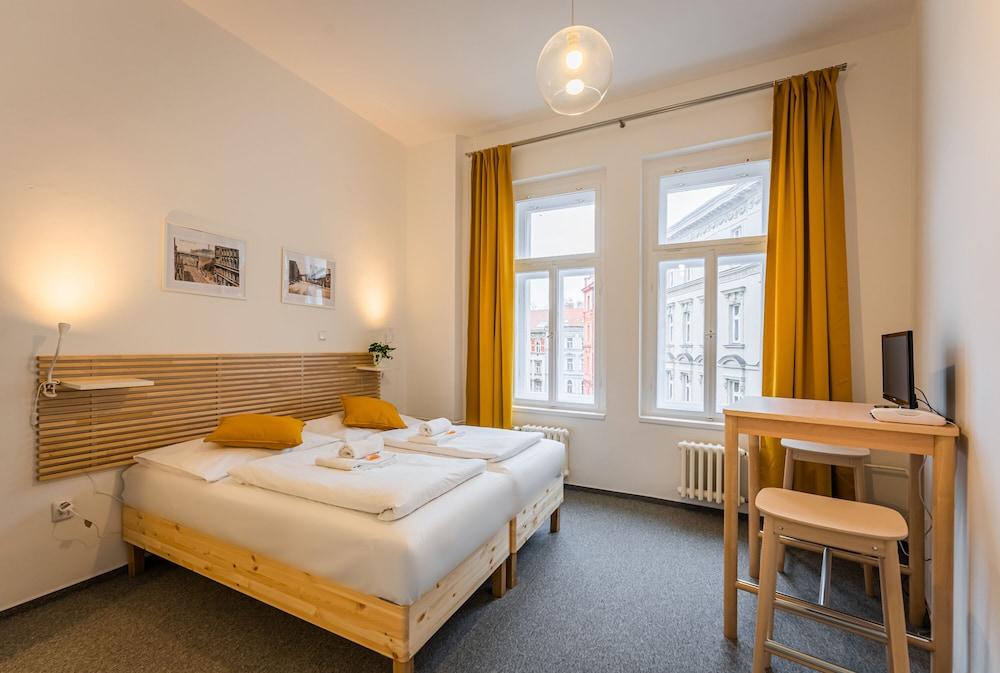 Hotel Ostaš Room Type - City Double or Twin Room, 1 Bedroom, Refrigerator, City View