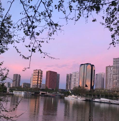 Loft 5 places with view on Eiffel Tower