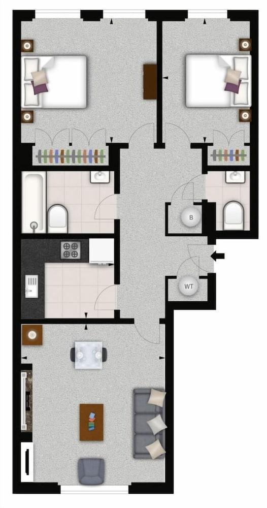 Spacious 2 Bedroom Flat in Kensington - Tap to explore photos