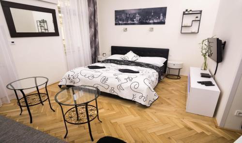 Black & White Apartment Prague by Wenceslas Square and Muzeum Room Type - Comfort Apartment