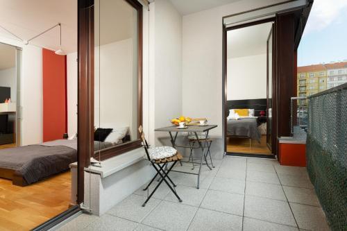 Prague Days - Two-bedroom Family Apartment with Terrace and Garage in Vinohrady - Tap to explore photos