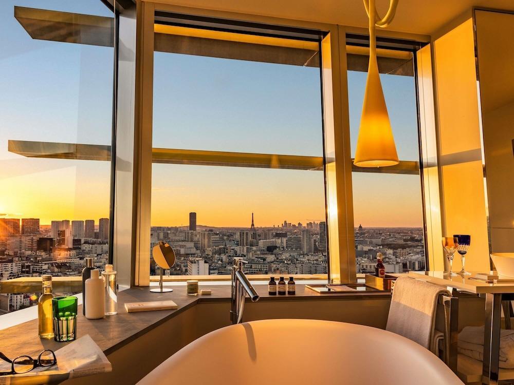 Too Hotel Paris - MGallery Room Type - Junior Suite, 1 King Bed, Tower (Eiffel Tower panoramic bath, sunset) Too Hotel Paris - MGallery Room Type - Junior Suite, 1 King Bed, Tower (Eiffel Tower panoramic bath, sunset)