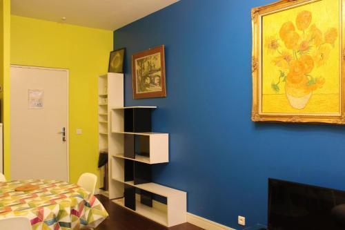 Colorful 1BR in Beaugrenelle - 5min to Metro