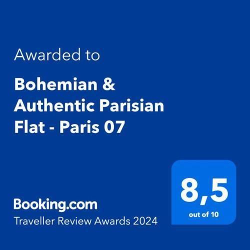 Bohemian & Authentic Parisian Flat - Paris 07 - Tap to explore photos