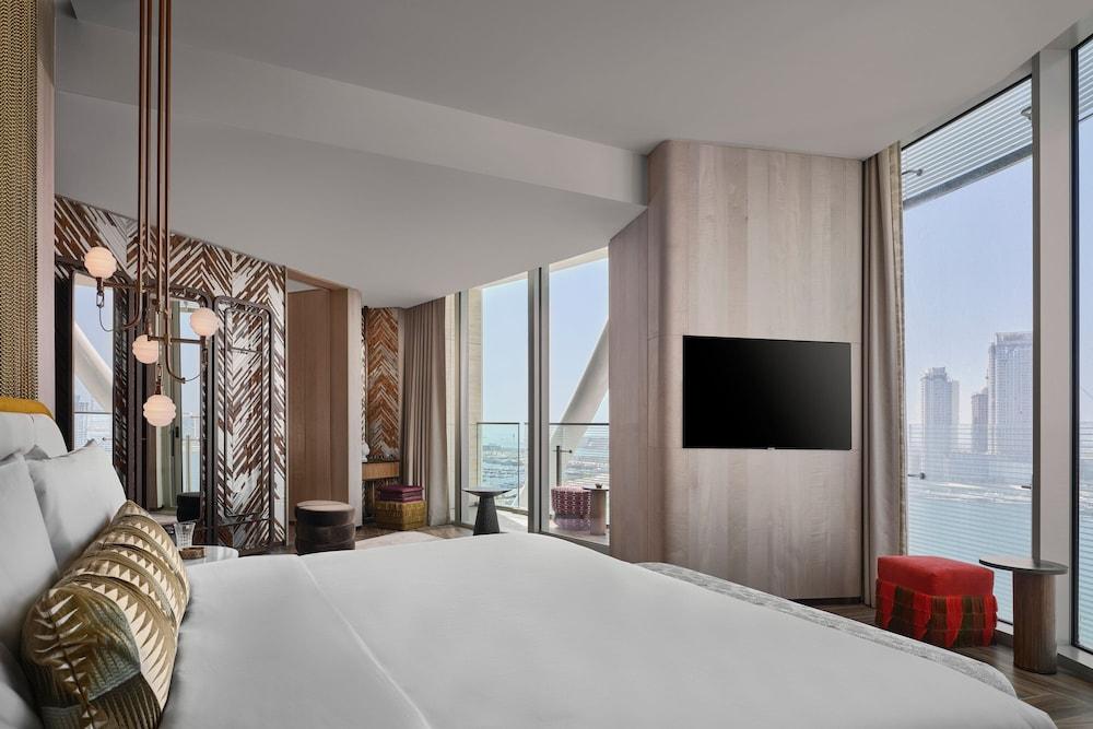 W Dubai Mina Seyahi by Marriott Room Type - Deluxe Suite, 1 King Bed, Balcony, Sea View W Dubai Mina Seyahi by Marriott Room Type - Deluxe Suite, 1 King Bed, Balcony, Sea View