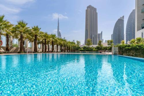 Silkhaus comfy DIFC studio with Burj Khalifa view - Tap to explore photos