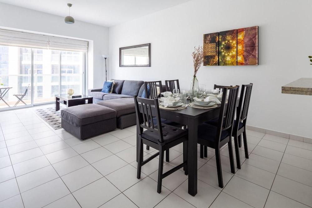 Modern + Bright 2BR With Dubai Marina Views! - Tap to explore photos
