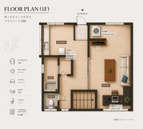 一棟貸切宿, 東京一之江ハウス6名定員, 秋葉原19分,新宿30分,wifi有, ディズニータクシー20分3000円,駐車場ありません