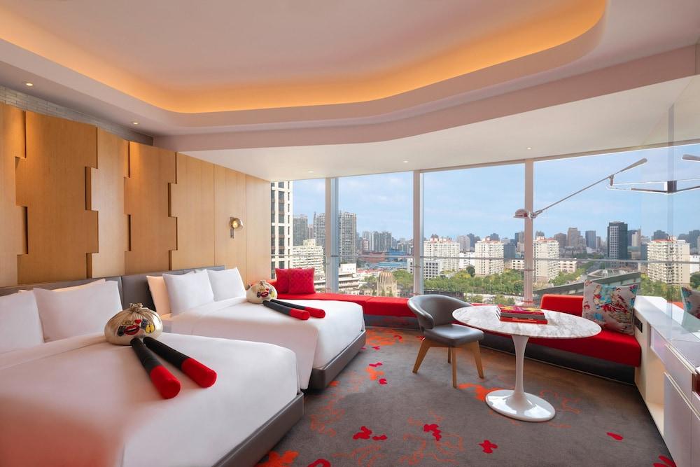 W Shanghai - The Bund Room Type - Wonderful Room, Room, 2 Twin Beds, City View