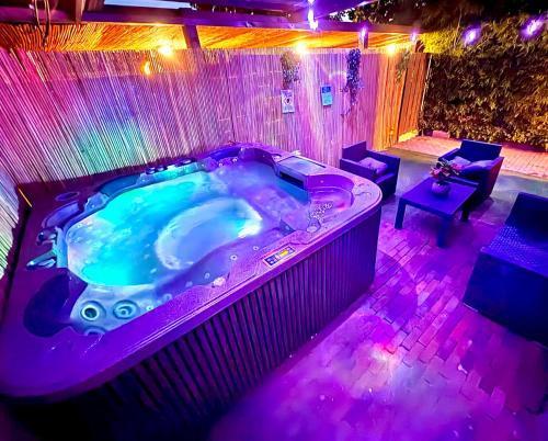 Private wellnes lodge with jacuzzi ,sauna and garden between Amsterdam Haarlem and Schiphol Airport