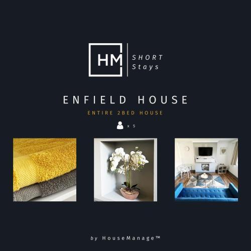 Enfield House - Beautiful 2 Bed - Good Transport Free Parking - Tap to explore photos