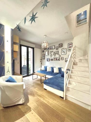 DUPLEX 100m2 et TERRASSE proche PARIS - Tap to explore photos
