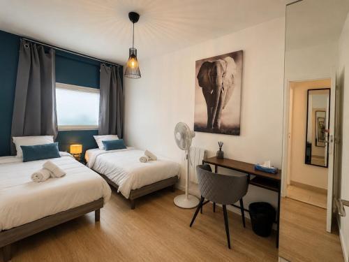 L'Emeris - Duplex clim 9 pers 3 ch 2 SDB - Paris & Disney
