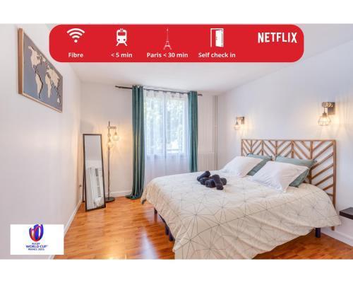 Détente et Confort proche Paris et Orly Room Type - One-Bedroom Apartment