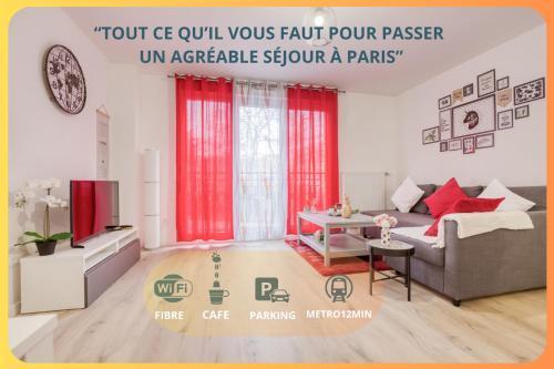 Luxueux Paris - Bagnolet - Les Lilas-Parking Gratuit