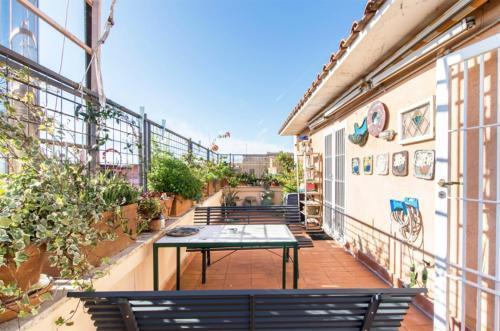 Rosa's terrace Roma panoramic penthouse