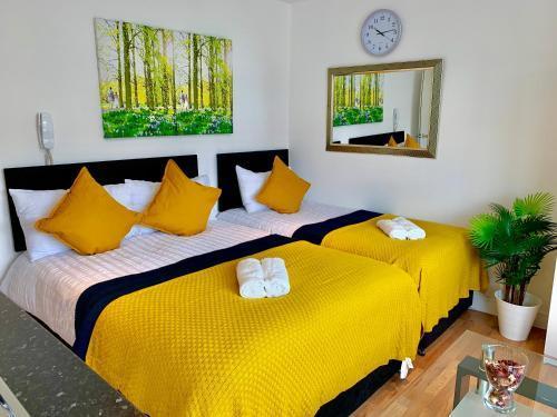 London Studio Apartments, Private Bathroom, Kitchenette, Parking, NP6 Room Type - Studio with Sofa Bed