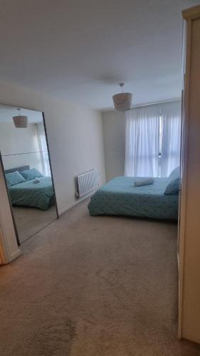 Central spacious and secure with a double bed