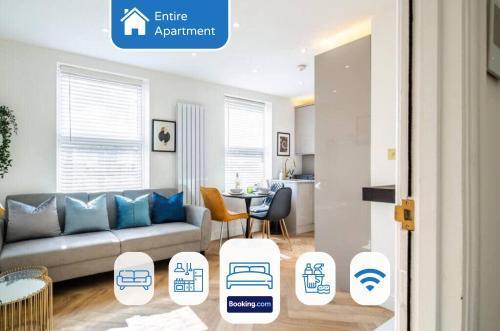 Luxury Kentish Town Apartments London With Free Wifi - Tap to explore photos