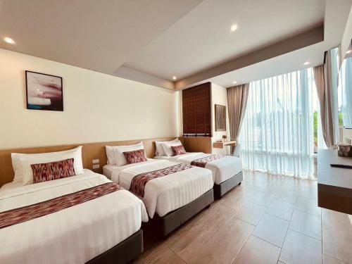 Charcoal Panwa Beach Phuket Room Type - Triple Room with Sea View
