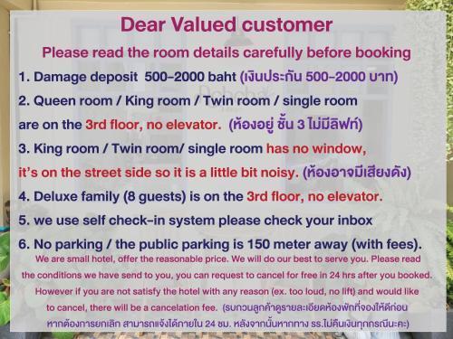 Achcha hotel - itsaraphap MRT station - Wat Arun Room Type - Quadruple Room with Private Bathroom