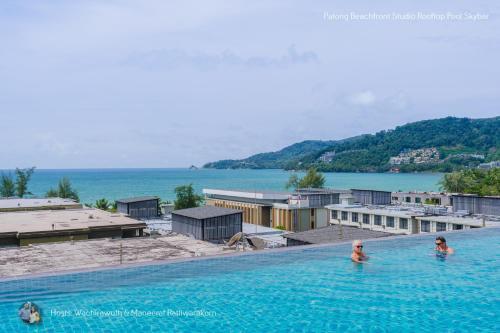 ✪✪✪✪✪ Patong Beachfront Studio Rooftop Pool Skybar - Tap to explore photos