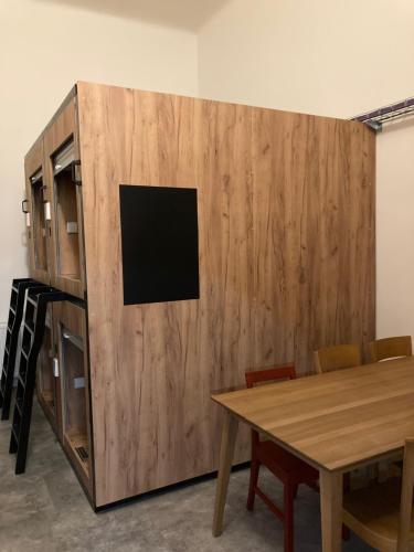 Capsule hostel Žižkov tower Room Type - Single Bed in Dormitory Room