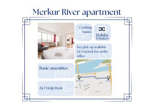 Merkur apartments Room Type - Two-Bedroom Apartment with River View Merkur apartments Room Type - Two-Bedroom Apartment with River View