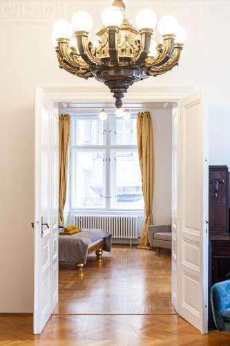 Royal Apartment by Charles Bridge view of Saint Nicholas Church - Tap to explore photos