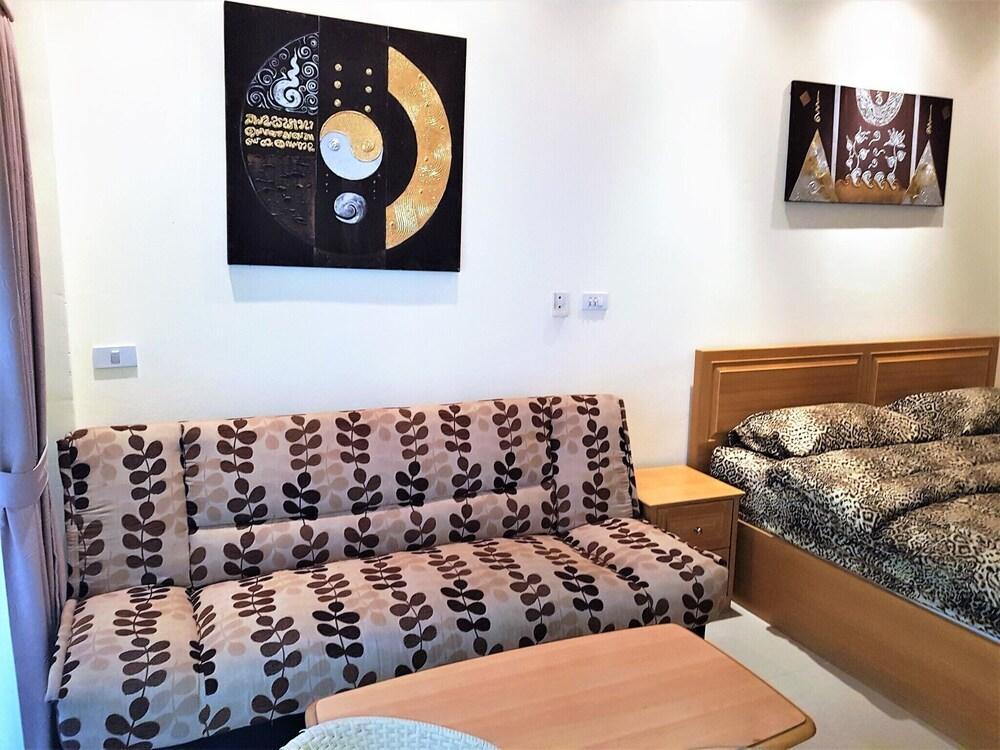 Large 1st Floor Studio Condo at Baan Suan Lalana - Tap to explore photos