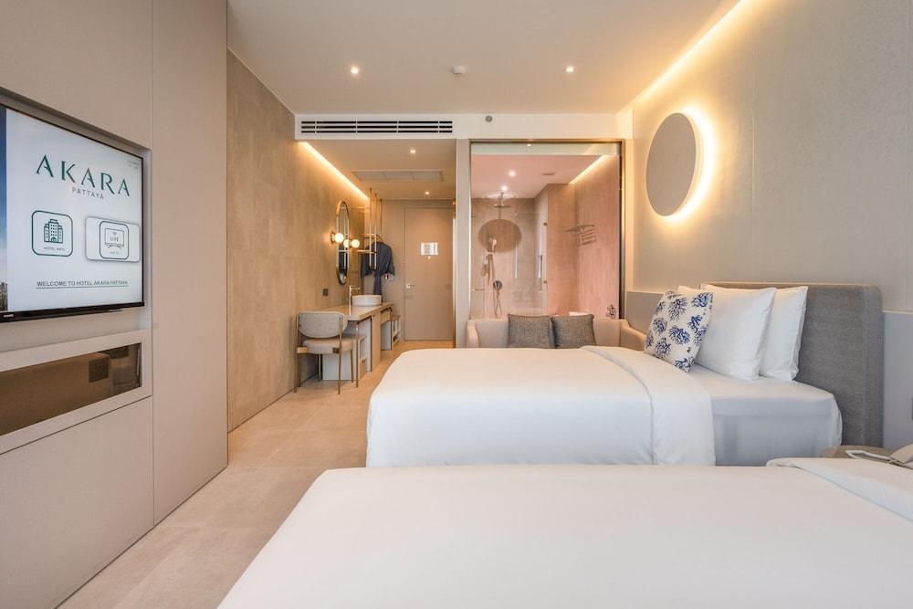 Akara Hotel Pattaya Room Type - Aqua Deluxe Sea View Twin