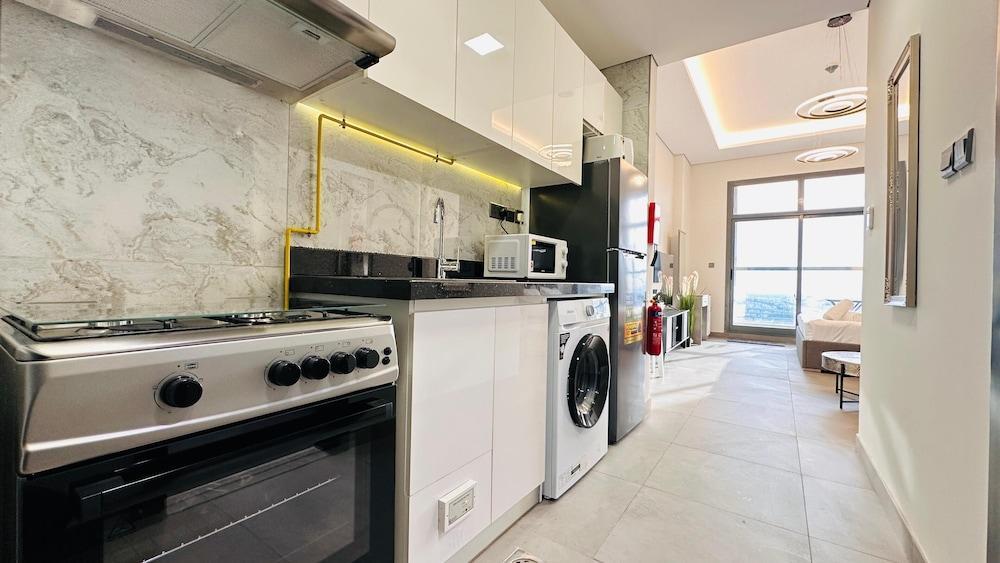 Luxury Studio Apartment Palm View with Big Balcony Free Parking by Belvilla - Tap to explore photos