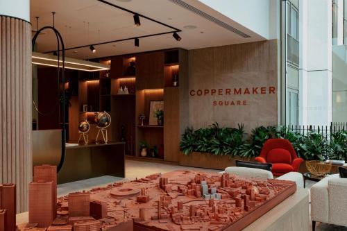Coppermaker Square in Stratford - Tap to explore photos