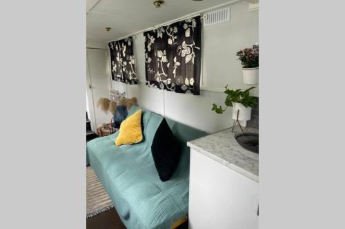 Narrow Boat moored in London